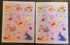 2 Sheets Disney POOH & FRIENDS EASTER CELEBRATION SCRAPBOOK STICKERS - Hallmark