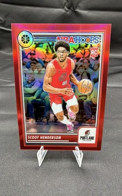2023 Panini Nba Hoops Premium Stock - Scoot Henderson #137 Red Prizm /275 (RC)