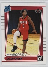 2021-22 Panini Donruss Rated Rookie Silver Press Proof Jalen Green #209 1c2p
