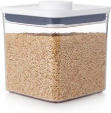 OXO POP Storage Container With Lid Big Square Short 2.8 Qt Airtight Food Storage
