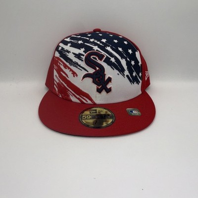 Exclusive Sample Chi White Sox Fitted Cap Independence Day Edition