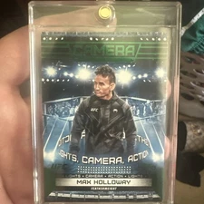 2024 Topps Knockout UFC Max Holloway Lights Camera Action Emerald /5  