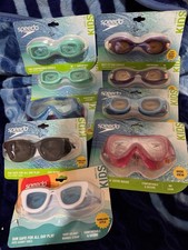 Lot Of 9 Speedo Kids Best Fitting Goggles Age...