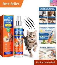 Cat Deterrent Spray for Indoor  Outdoor, Cat Scratch Deterrent for Furniture...