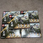 LEGO Star Wars 501st Clone Troopers Battle Pack 75345 Lot of 5  Boxed Sets
