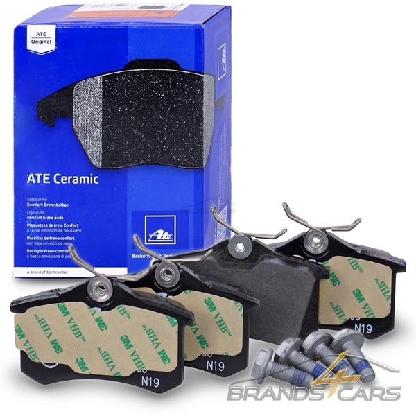 ATE Ceramic BremsbelÄGe Hinten FÜR VW Golf 4 5 6 Polo 9N 6R AW Passat T-CROSS-image