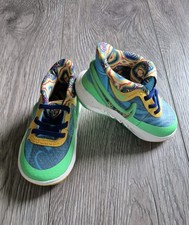 Nike Kyrie green blue white trim Kids baby tennis shoes size 5c