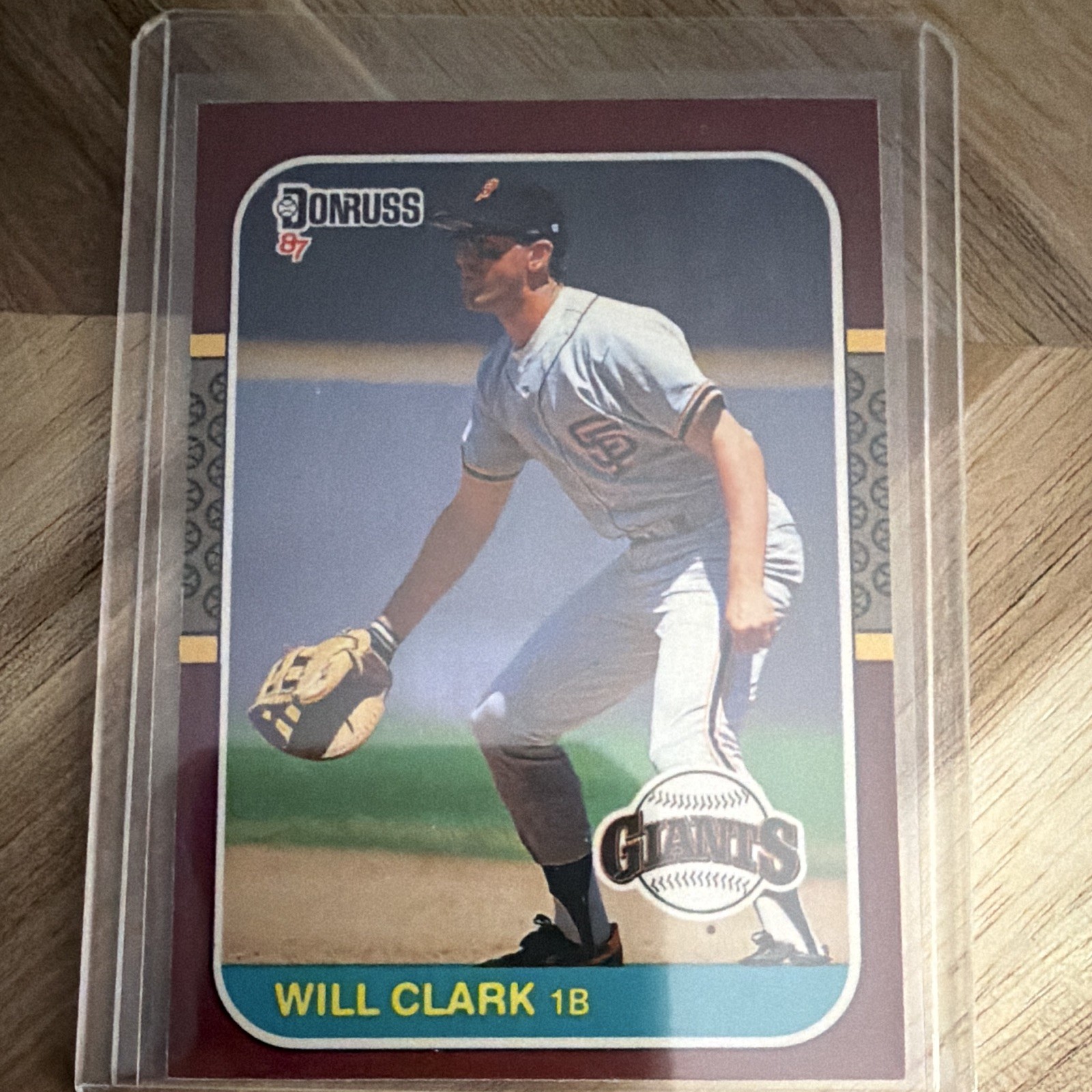 Donruss 1987 Opening Day Will Clark #96 San Francisco Giants Baseball Card