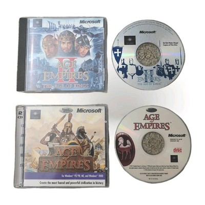 Age of Empires 1 2  PC CD-ROM Game Windows