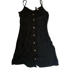 H&M Women’s Summer Sleeveless Mini Little Black Dress, size XXS, 100% Viscose
