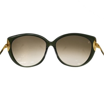 LOUIS VUITTON SunGlasses Eye Wear Metal Plastic Glitter Gold GN Z0753E 39RL445 LOUIS VUITTON SunGlasses Eye Wear Metal Plastic Glitter Gold  main image 3