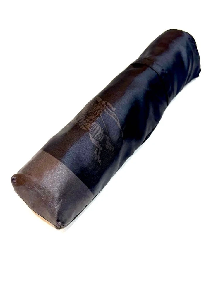 Burberry Paraguas Sombra Plegable Sombra Caballo Logo Negro Hombres Paraguas Accesorio O Foto 3 de 4