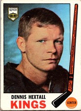 Dennis Hextall 1969-70 Topps RC Card #107 Los Angeles Kings