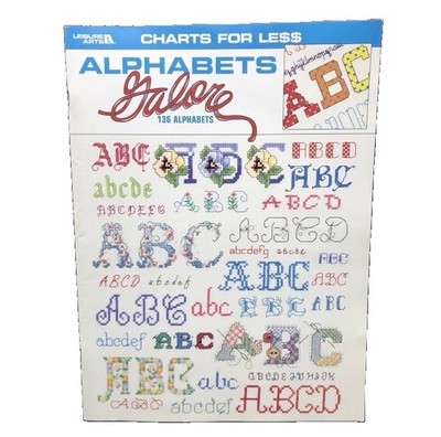 Leisure Arts 136 Alphabets To Cross Stitch Needlepoint Monograms Personalize