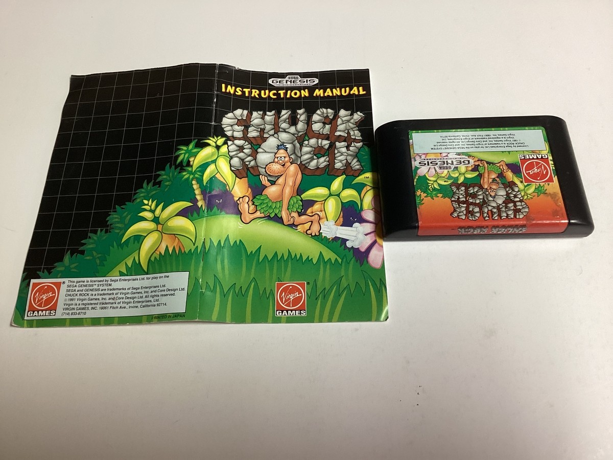 En Evidencia-Lo Mejor Del Rock［カセット］ Chuck Rock- Sega Genesis Complete TESTED CIB 52145820005| eBay
