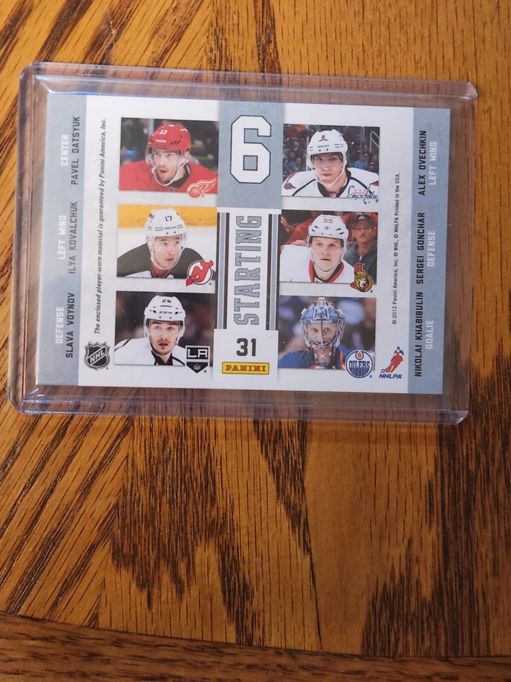 2011-12 Rookie Anthology Pinnacle Starting 6 Russia Ovechkin/datsyuk... — 第 2/2 张图片