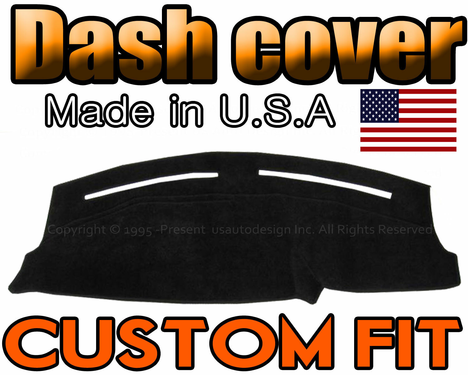 fits 2011-2023 DODGE CHARGER DASH COVER MAT DASHBOARD PAD MADE IN USA  / BLACK