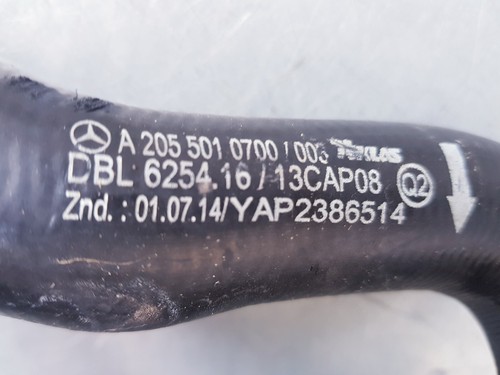 Tubo manguera refrigerante motor Mersedes W205 C350e 2016 A2055010700 - Imagen 2 de 20