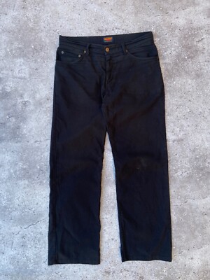 未使用 BIG JOHN CLASSIC TROUSER CHINO Big John Classic Chino Pants (Black) - Okayama Denim