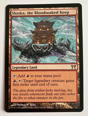 MTG - Shinka, the Bloodsoaked Keep - Kamigawa Champions - (NM)
