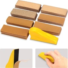 3.5x1 in Mini Detail Sander, Finger Sander for Wood Micro Sander for Detail Work