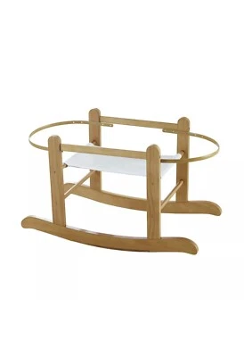 Kinder Valley Little Gem Moses Basket Rocking Stand - Solid Country Pine