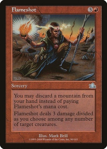 MTG Prophecy --- FLAMESHOT --- Uncommon! NM! Magic the Gathering! - Picture 3 of 3