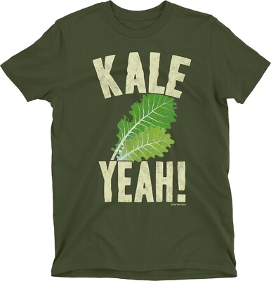 Damen Herren KALE Yeah T-Shirt Qualität Tee Vegetarisch Superfood Qualität