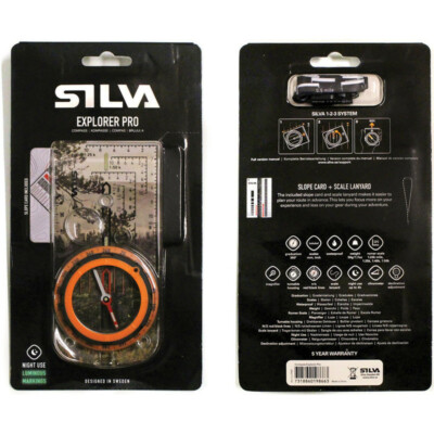 Bussola Silva Explorer Pro Impermeabile 360° – Per Campeggio E Outdoor – Modello 544906