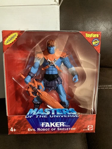 2002 Masters of the Universe MOTU ~Toyfare EXCLUSIVE Faker~ MIB w/mailer box..