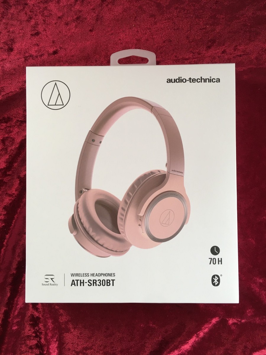 audio-technica SoundReality Wireless Headphones Pink ATH-SR30BT PK