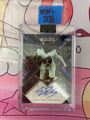SHEDEUR SANDERS 2024 AUTOMANIA #AMATSS TRIANGLES AUTO LAZERS FIREWORKS 1/1
