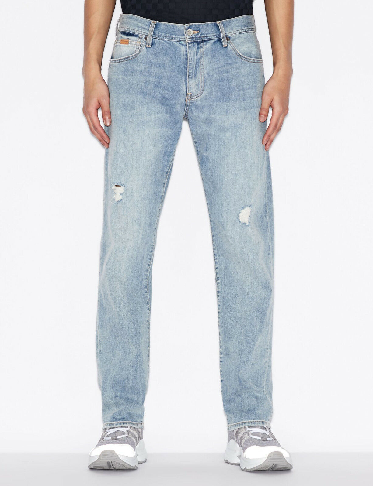 $120 Armani Exchange Men&#039;s J16 Straight Cut, 5 Pocket Jeans, Indigo, 32 R | eBay