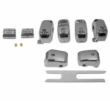 Harley touring hand controls switch housing buttons caps electra glide flhti 