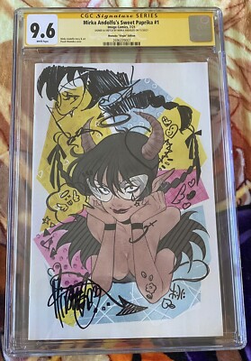 Mirka Andolfo's Sweet Paprika #1, 9.6 CGC signed & sketch by Mirka Andolfo