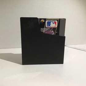 MAJOR LEAGUE BASEBALL (Nintendo NES, 1987) Authentic Cartridge & Dust Cover