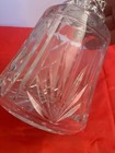 GLASS CRYSTAL DECANTER ETCHING DETAILS TOPPER flared, bell-shaped body — photo 9