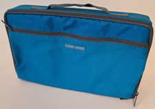 Case Logic Light Blue Padded Zip 30 Cassette Travel Storage Case vtg