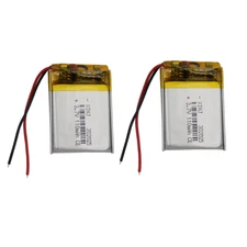 2pcs 3.7V 110mAh 0.407Wh Li-polymer Rechargeable Replacement Li Battery 302025