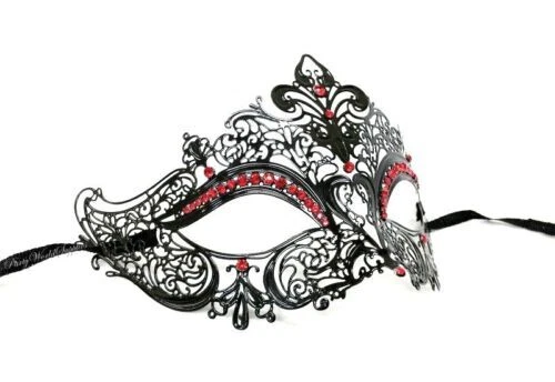 Disfraz Veneciano Metal Handmade máscaras y antifaces