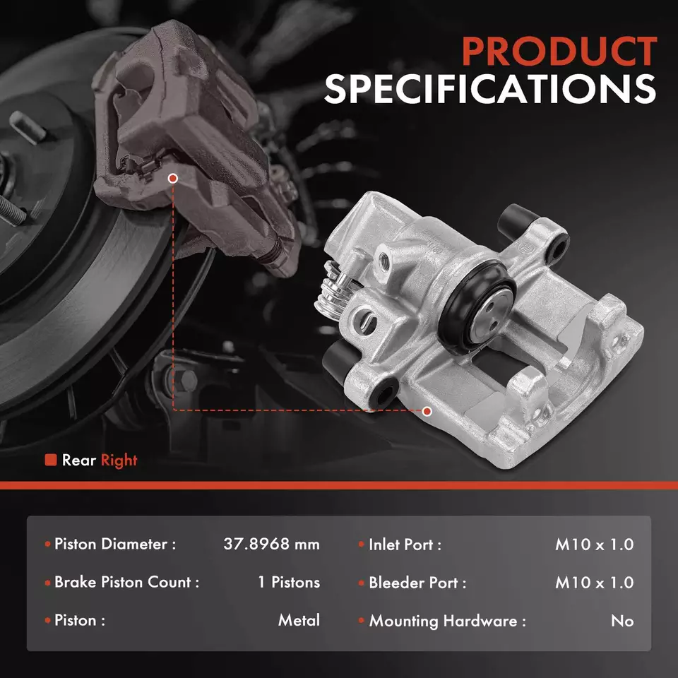 Pinza de freno trasera derecha para Ford C-Max Escape Focus EcoSport Mazda 3 3 Sport Foto 2 de 4