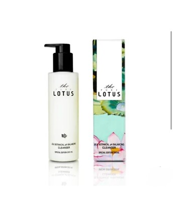 NIB | The Pure Lotus Skincare pH Balancing Cleanser & Lotus Leaf Sleep Pack Set