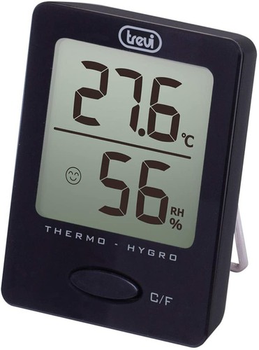 Digital Thermometer Trevi Battery TE 3004 BLACK with HYGROMETER | eBay