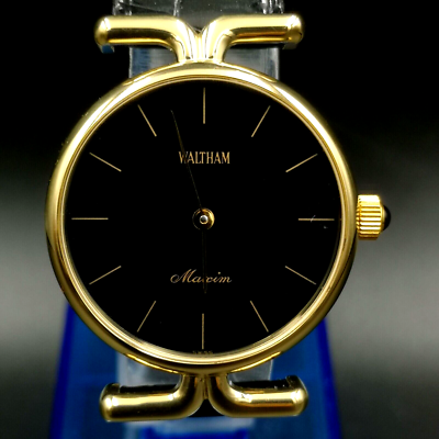 Vintage WALTHAM Maxim Hand-Winding 20 Microns watch. 31 mm. Lady