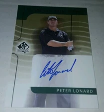 2003 SP Authentic Sign of the Times #PL Peter Lonard Auto (ref 14961)