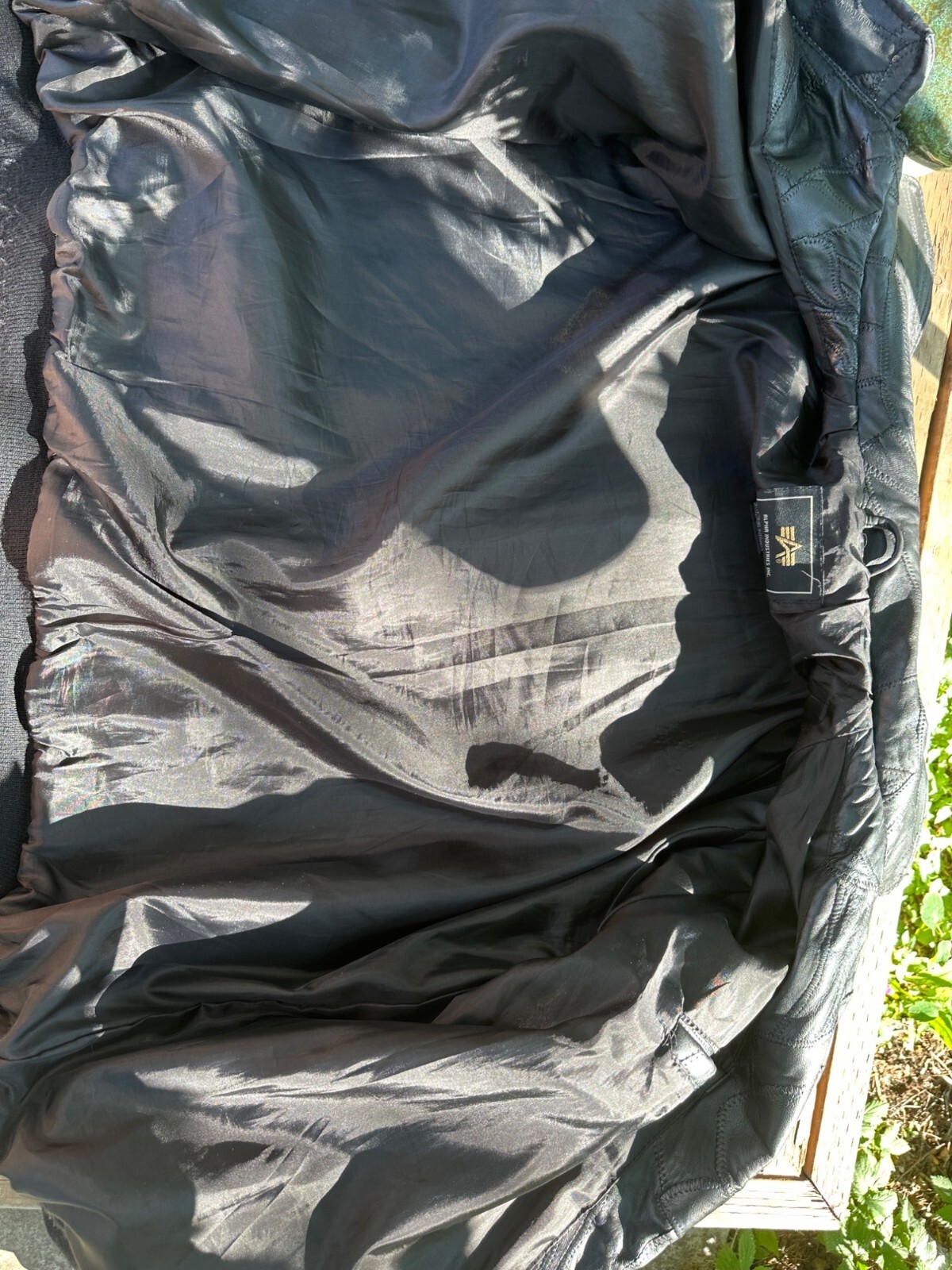 Vintage Patchwork Leather NASA Space Station Alph… - image 10