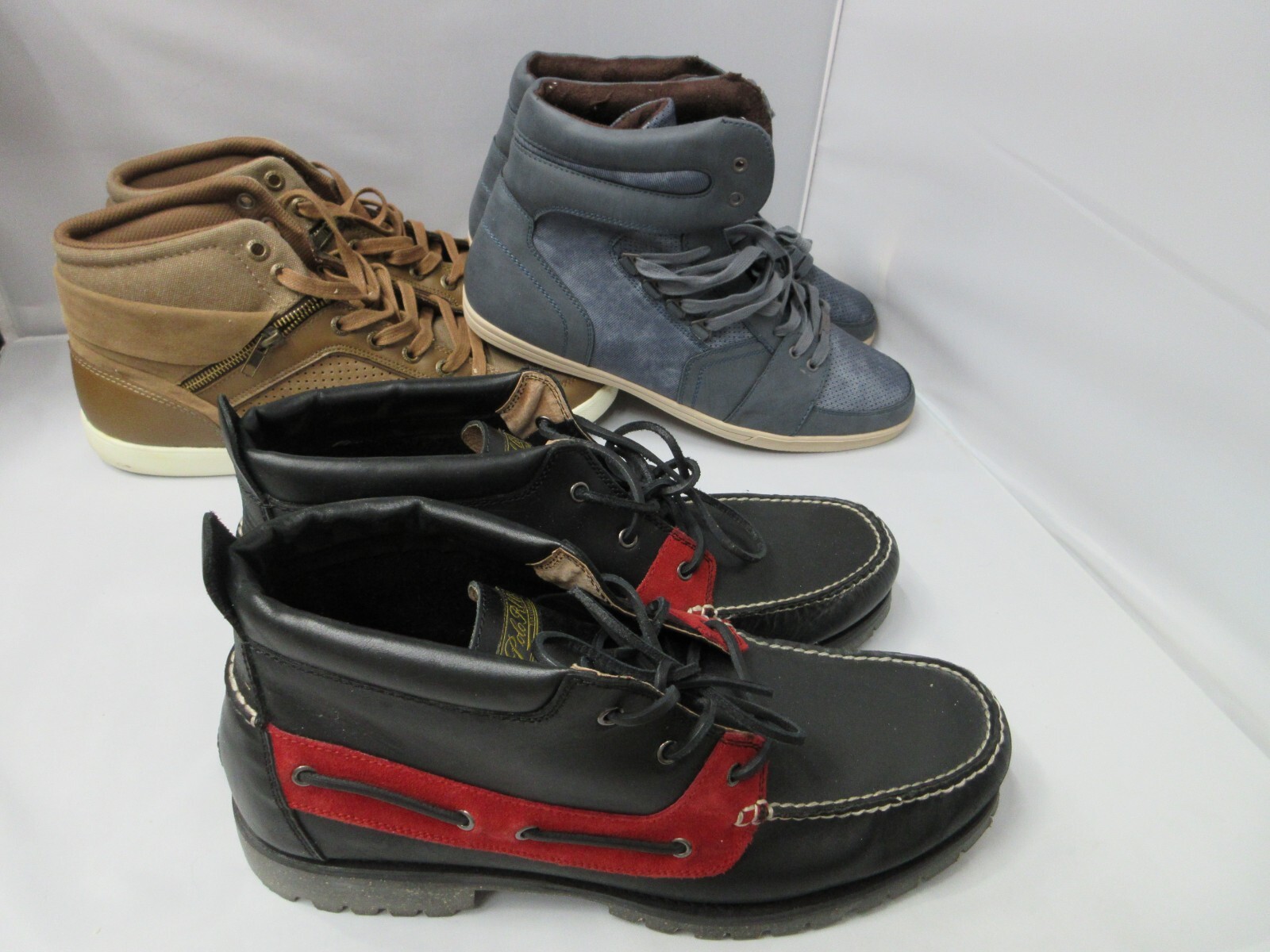 Lotto scarpe Polo Ralph Lauren Ridgemoor Guess Justice Kenneth Cole da uomo taglia 13