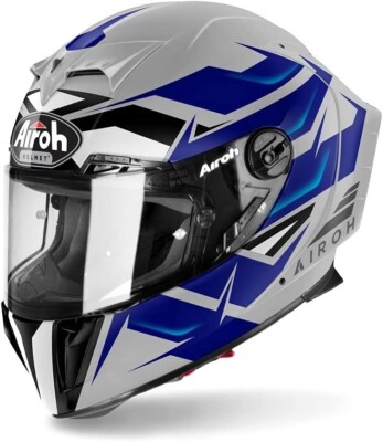 Airoh Casco Integrale Gp 55 W18 in Fibra Hpc WANDER BLUE GLOSS Varie Taglie
