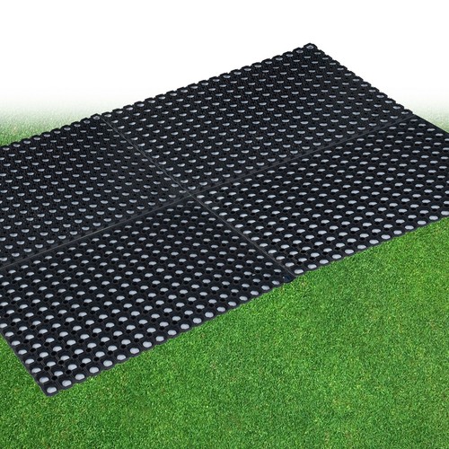 Rubber Grass Mats 80 x 50cm Floor Matting Safety Children's Playground