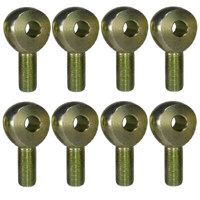 8 RH 3/4-16 Thread With a 5/8 Bore Solid Rod Eye Heim Joints Rod Ends